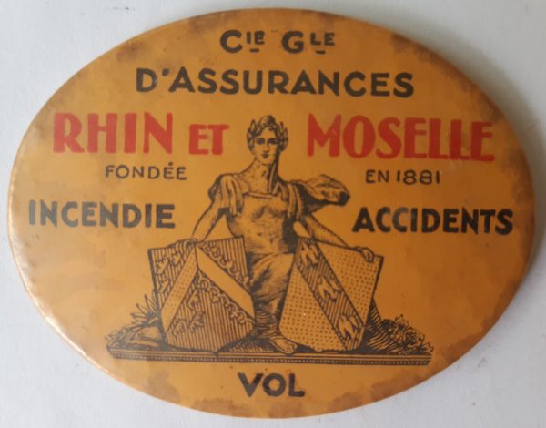 Cie Gle d'Assurances Rhin et Moselle (double)