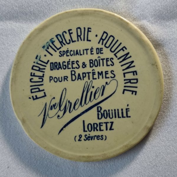 Epicerie-Mercerie-Rouennerie. Vve Grellier. Bouillé Loretz (2 Sèvres).