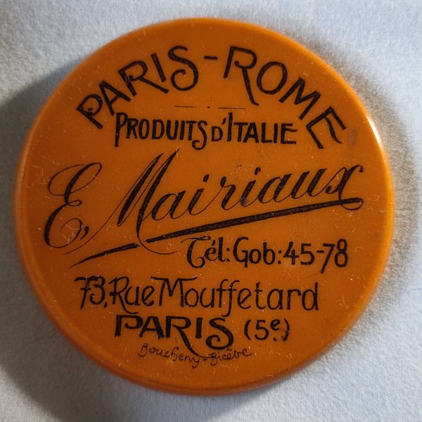 Paris-Rome, Produits d'Italie. E Mairiaux, 73 Rue Mouffetard, Paris (5ème).