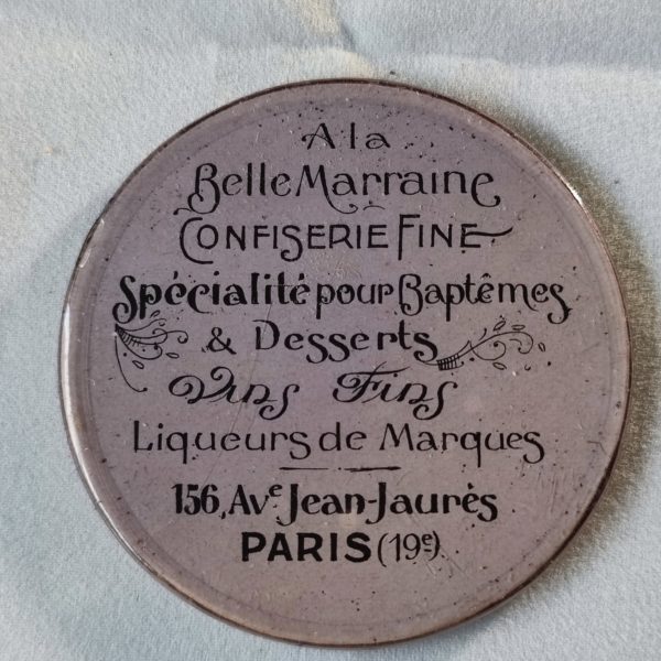 "A La Belle Marraine", Confiserie Fine, 156, Av. Jean-Jaurès, Paris (19 ème).