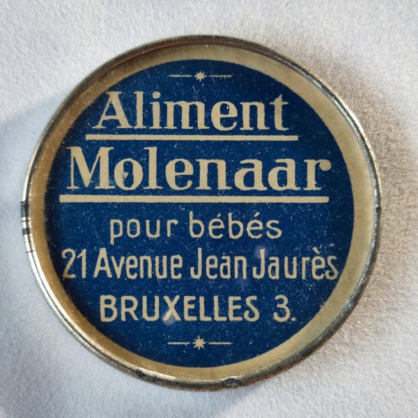 Aliment Molenaar pour bébés, 21, Avenue Jean Jaurès. Bruxelles 3.