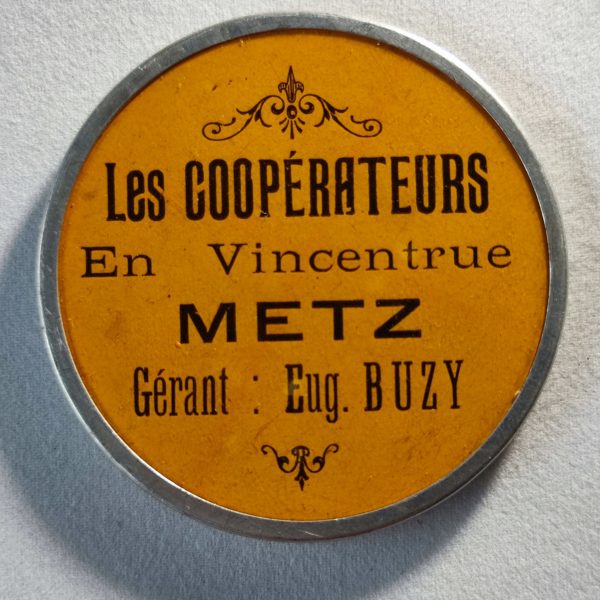 Les Coopérateurs En Vincentrue. Metz. Gérant : Eug. Buzy.