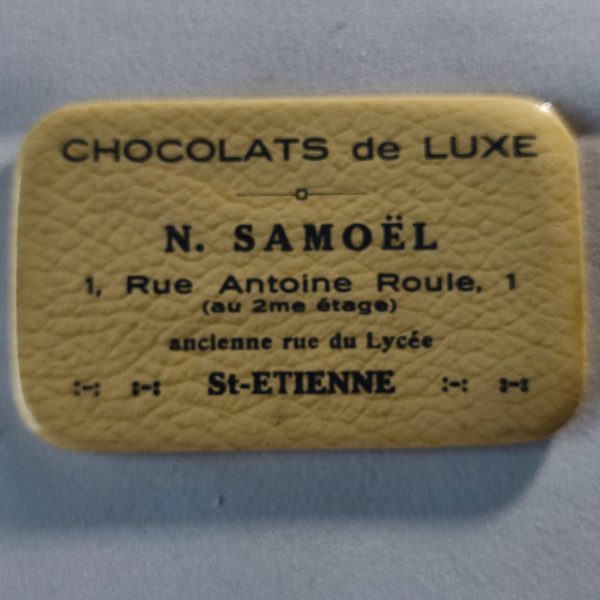 Chocolats de Luxe. N. Samoël. St-Etienne.