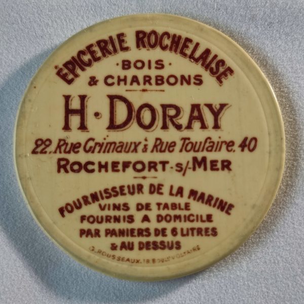 Épicerie Rochelaise. Bois & Charbons. H. Doray. Rochefort-S/-Mer.