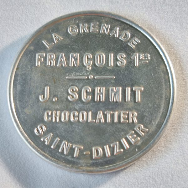 La Grenade. François 1er. J. Schmit. Chocolatier. Saint-Dizier.