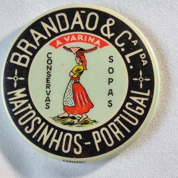 Brandao & C.a L.da Matosinhos Portugal. conservas sopas a varina. (double)