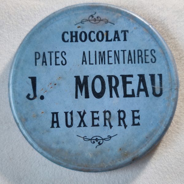 Chocolat,  Pâtes Alimentaires. J. Moreau. Auxerre.