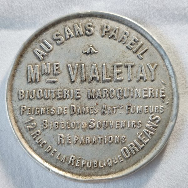 Bijouterie-Maroquinerie..."Au sans pareil" Mme Vialetay. Orléans. (Double)