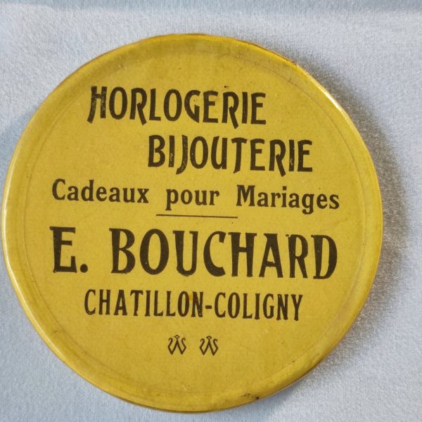 Horlogerie-Bijouterie. Cadeaux pour mariages. E. Bouchard. Chatillon-Coligny.