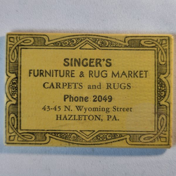 Singer's Furniture & rug market