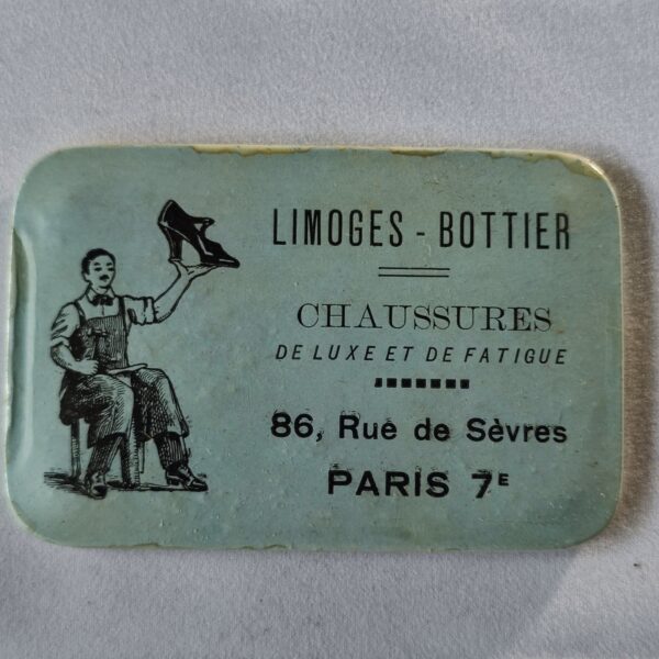 "Limoges - Bottier, chaussures de luxe et de fatigue, Paris".