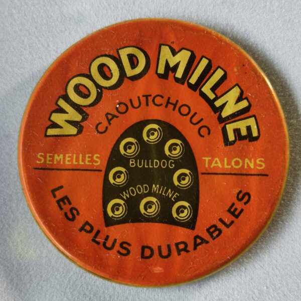 "Wood Milne, caoutchouc, semelles, talons, les plus durables".