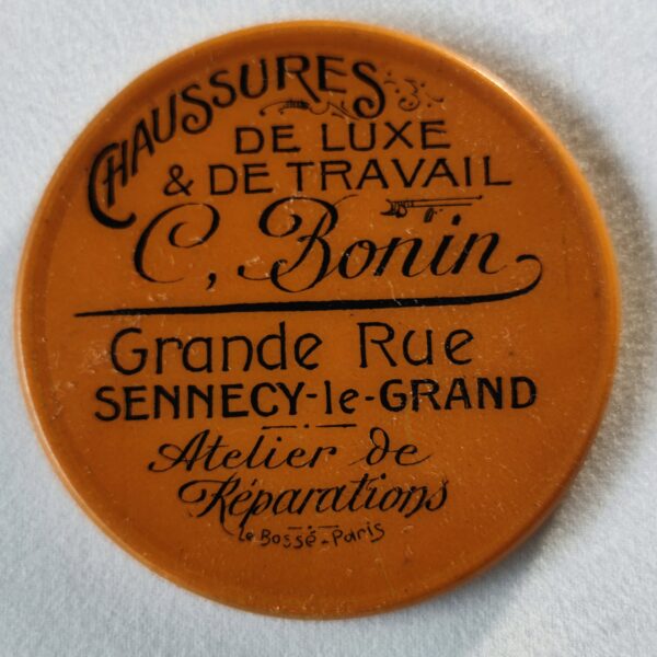 "Chaussures de luxe et de travail, C. Bonin, Sennecy-le-grand".