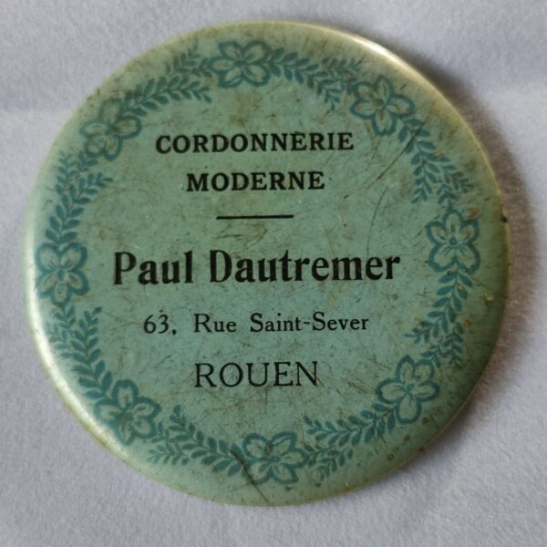 "Cordonnerie Moderne, Paul Dautremer, Rouen".