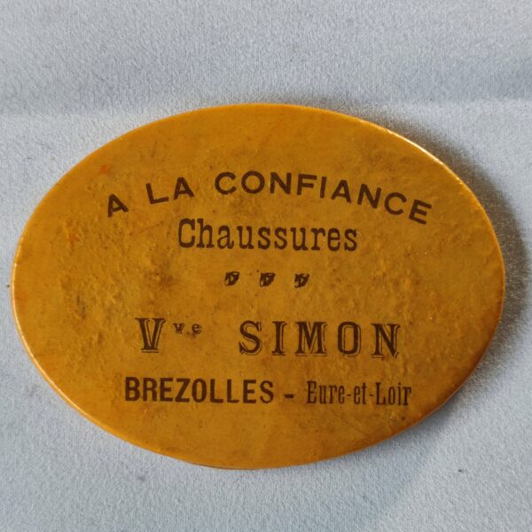 "A la Confiance Chaussures Vve Simon, Brezolles".