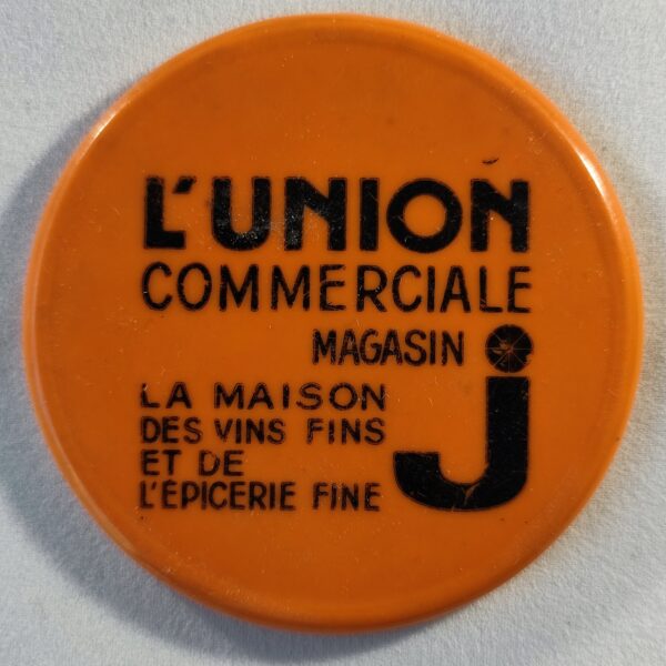 "L'Union Commerciale Magasin J. La Maison des vins fins et de l'épicerie fine".