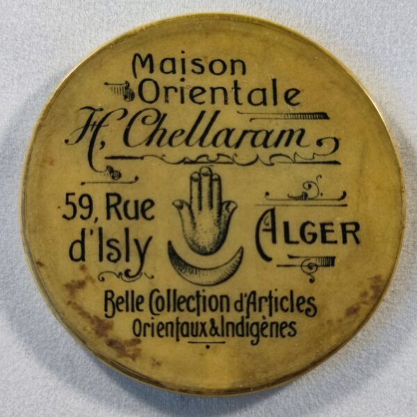 "Maison Orientale, H, Chellaram, Alger".