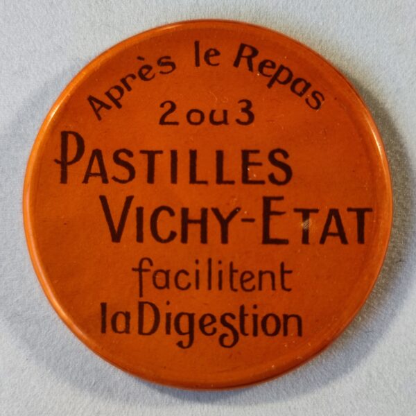 Vichy État Après le repas (arrondi) (orange)