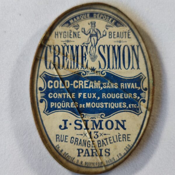 "Crème Simon" Hygiène, beauté, 13 rue Grange Batelière, Paris.