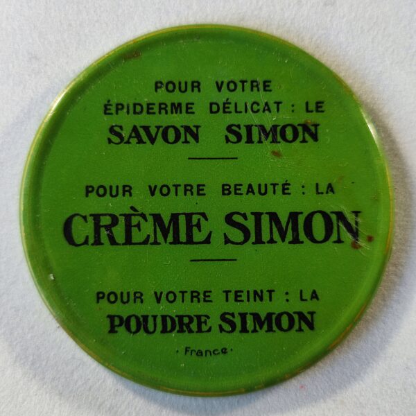 "Crème Simon" pour la beauté, Poudre Simon pour Le teint... (vert).