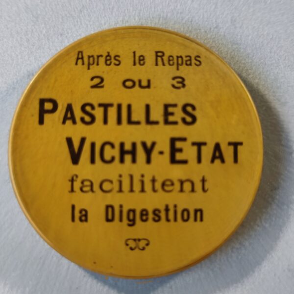 Vichy État Après le repas (droit) (jaune)