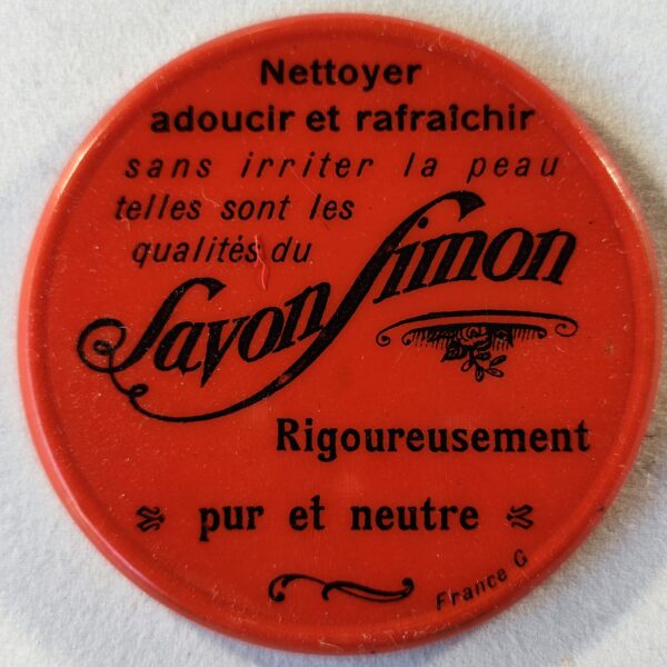 "Savon Simon" Nettoyer, adoucir et rafraîchir la peau. (Rouge).