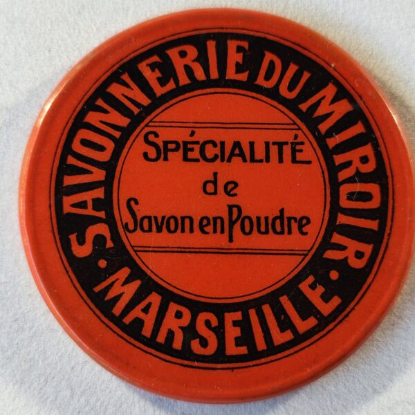 "Savonnerie du Miroir, Marseille, Spécialité de savon en poudre".