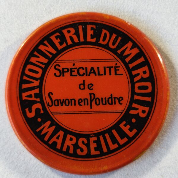 "Savonnerie du Miroir, Marseille, Spécialité de savon en poudre".(Double)