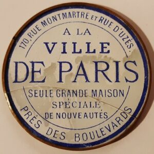 A la ville de Paris