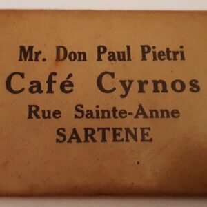 Café Cyrnos à Sartène