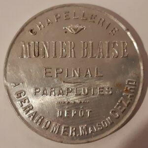 Chapellerie MUNIER Blaise à Epinal