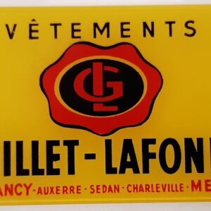 Vêtements Gillet-Lafond (rectangulaire, verre)