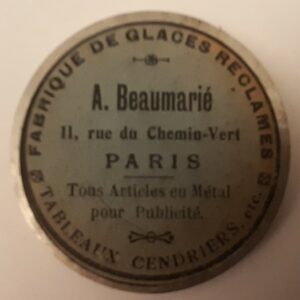 A. Beaumarié à Paris fabrique de glaces réclames
