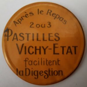 Vichy État Après le repas (arrondi) (orange)