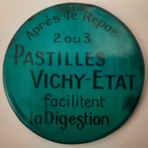 Vichy État Après le repas (arrondi) (vert)